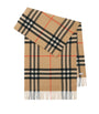 Burberry Wide Cashmere Check Scarf