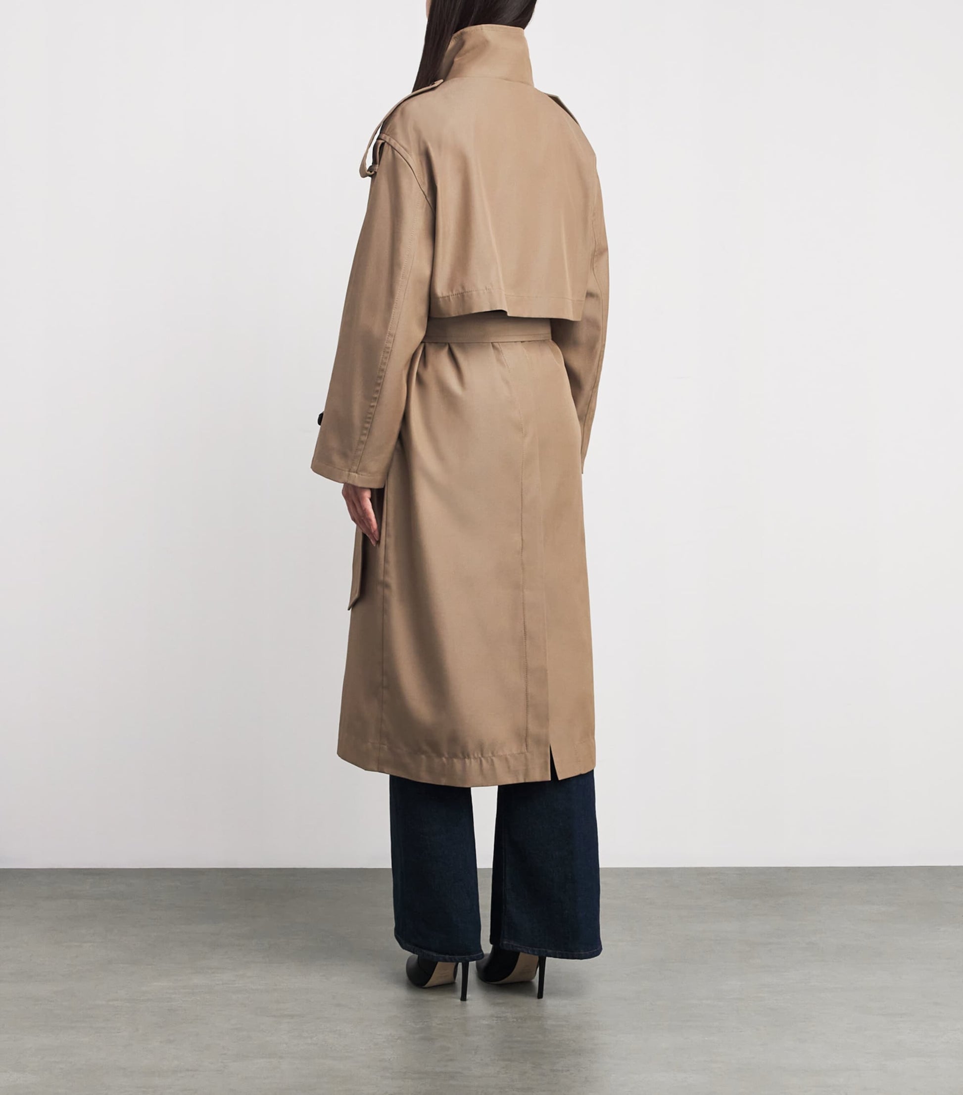 Citizens of Humanity Green Twill Favi Trench Coat