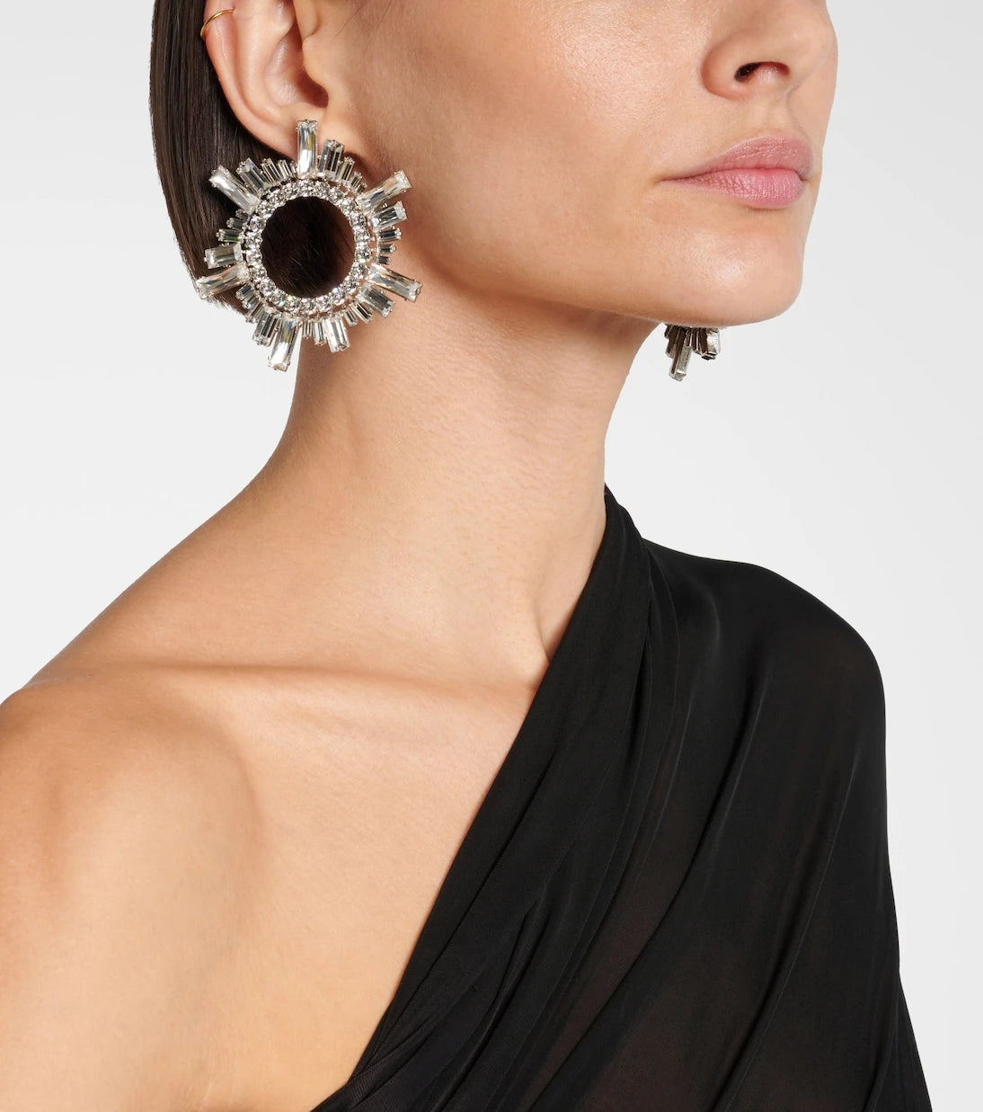 Amina Muaddi - Begum crystal-embellished earrings