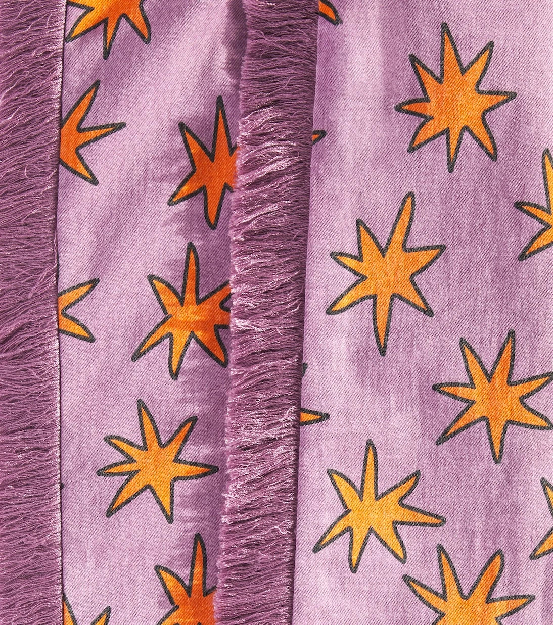Stella McCartney Kids - جينز بشراشيب بنقشة Bright Stars