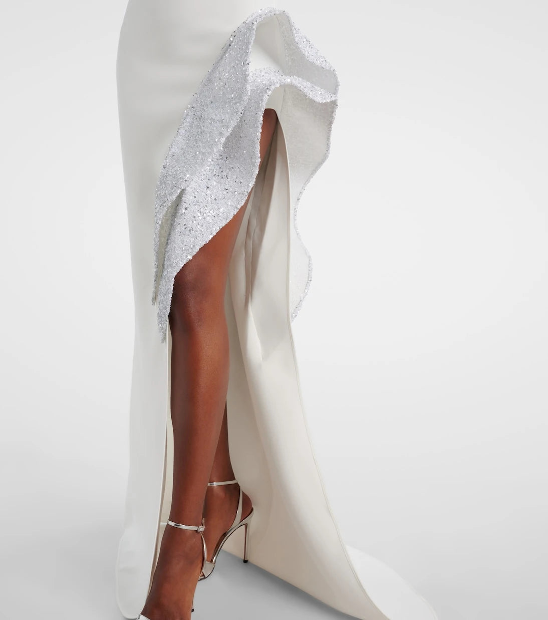 Maticevski - Wishing ruffled asymmetric gown