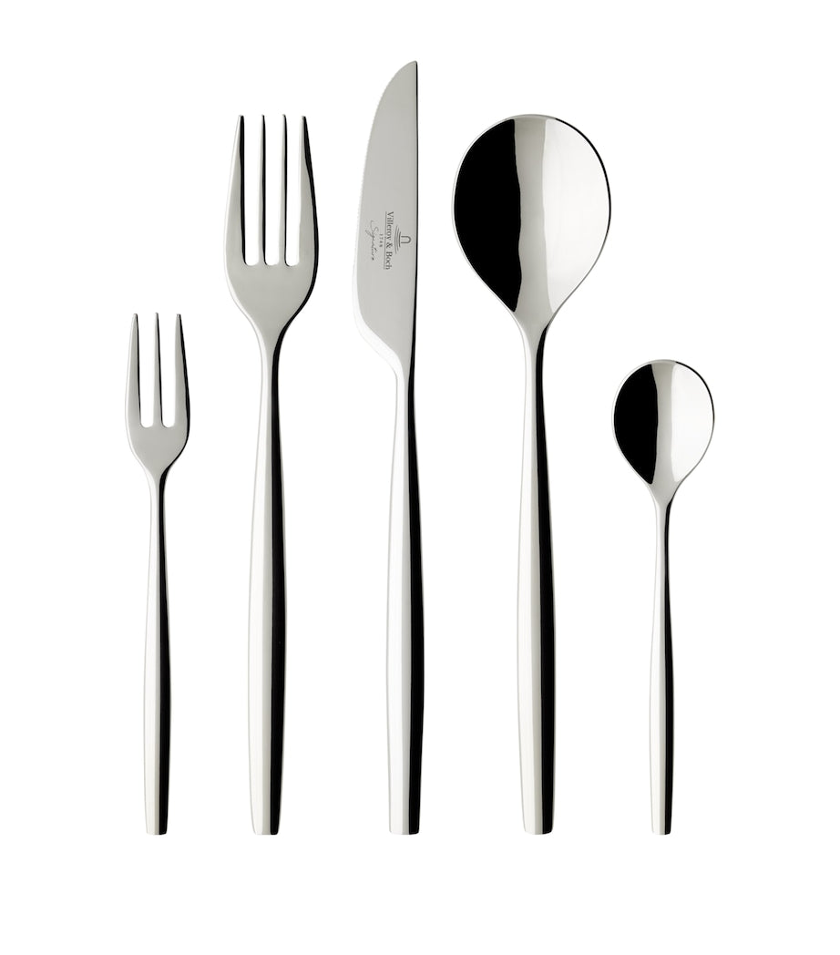 MetroChic 30-Piece Cutlery Set METALLIC