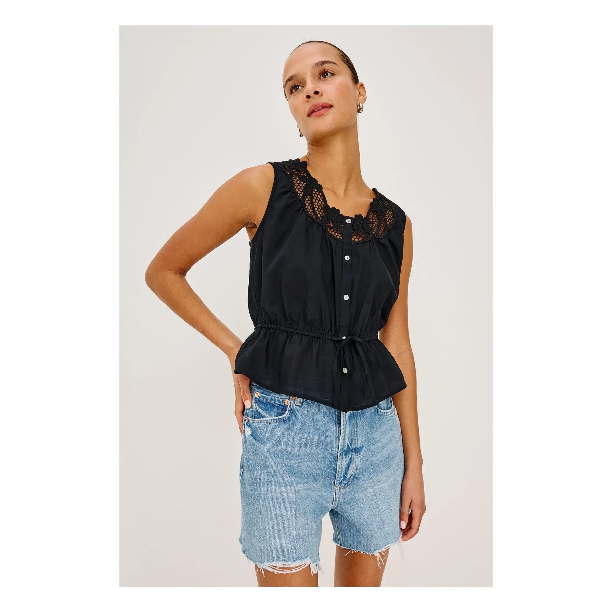 Rails - Leilani Embroidery Blouse | Black