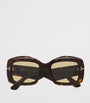 Brown Acetate Venetia Sunglasses