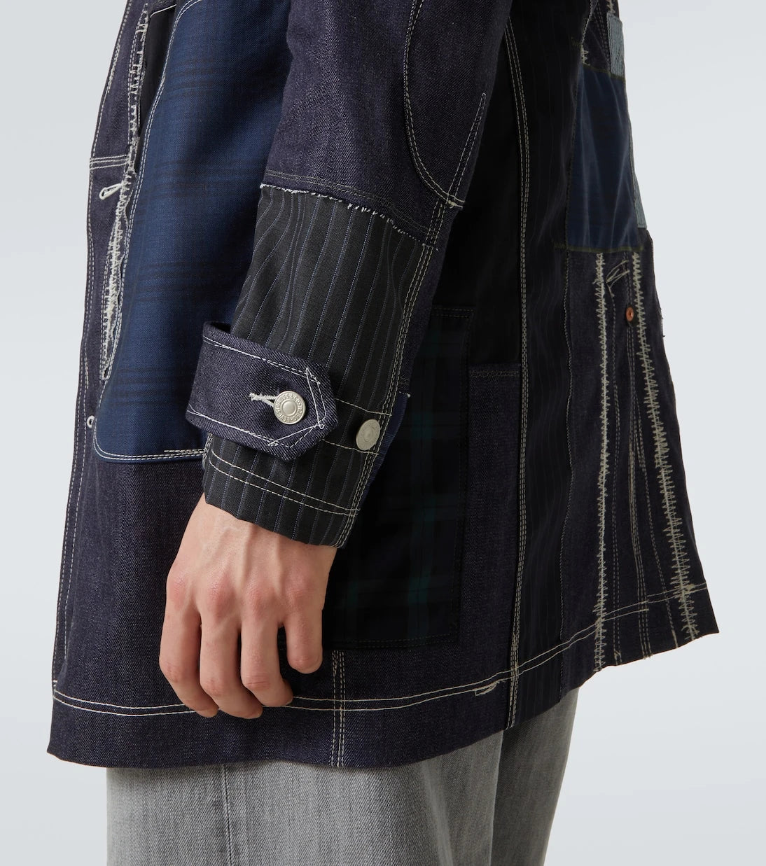 Junya Watanabe - x Levi's® patchwork jacket