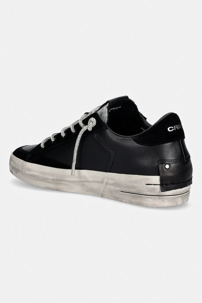 Crime London SK8 DELUXE WEDGE kadın deri spor ayakkabı