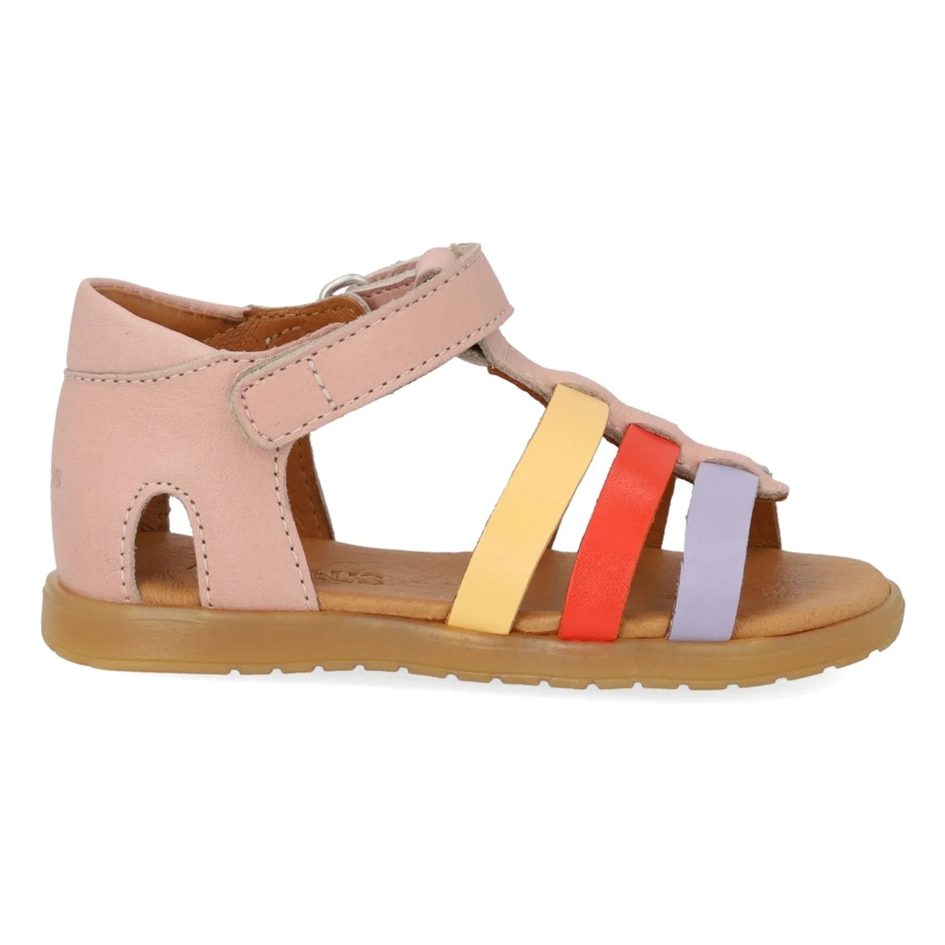 Angulus - Color Block sandals | Pale Pink