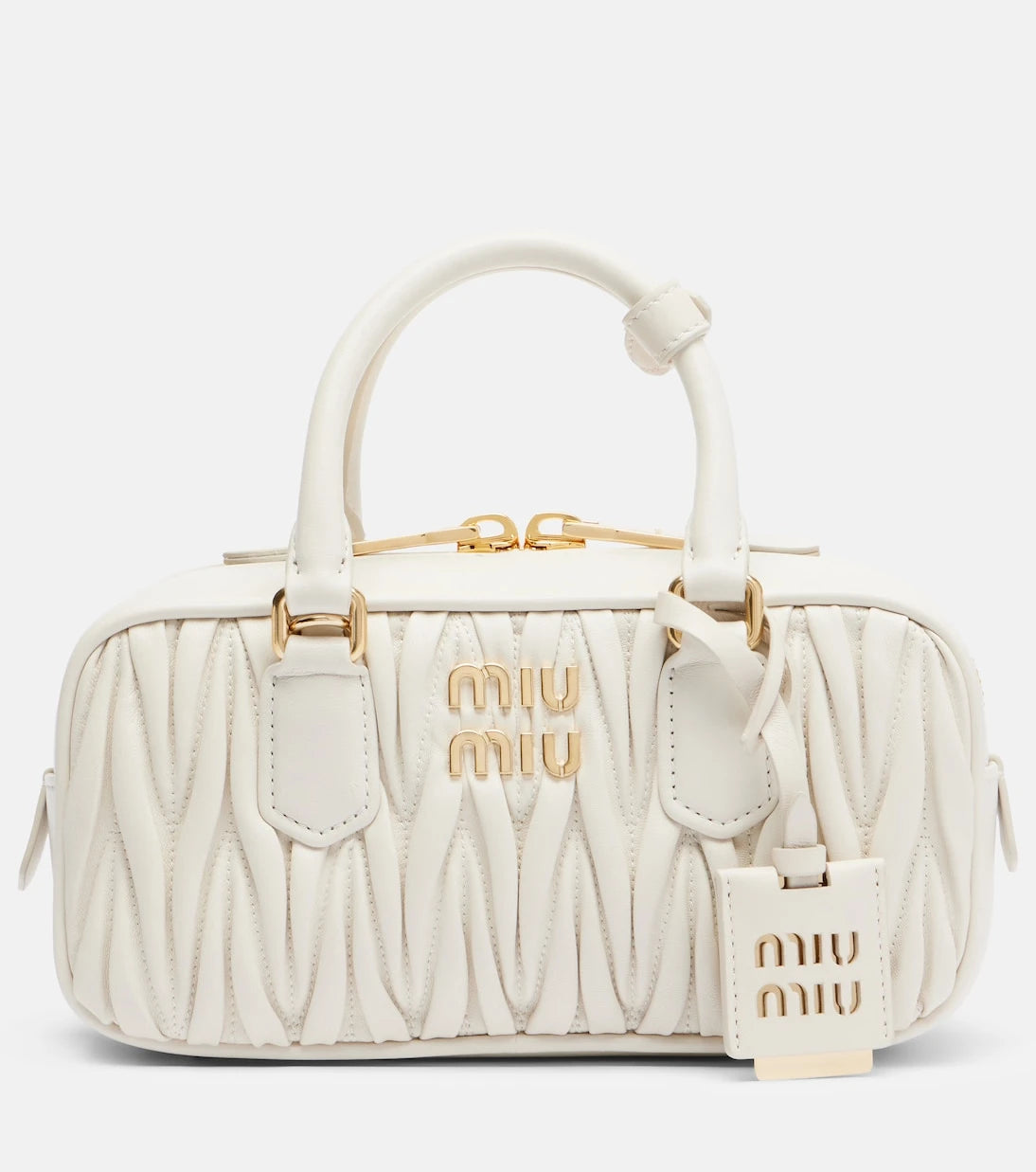 Miu Miu - Arcadie Small leather top-handle bag