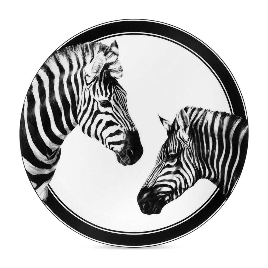 Dolce & Gabbana Casa Porcelain Zebra Charger Plate (31cm)