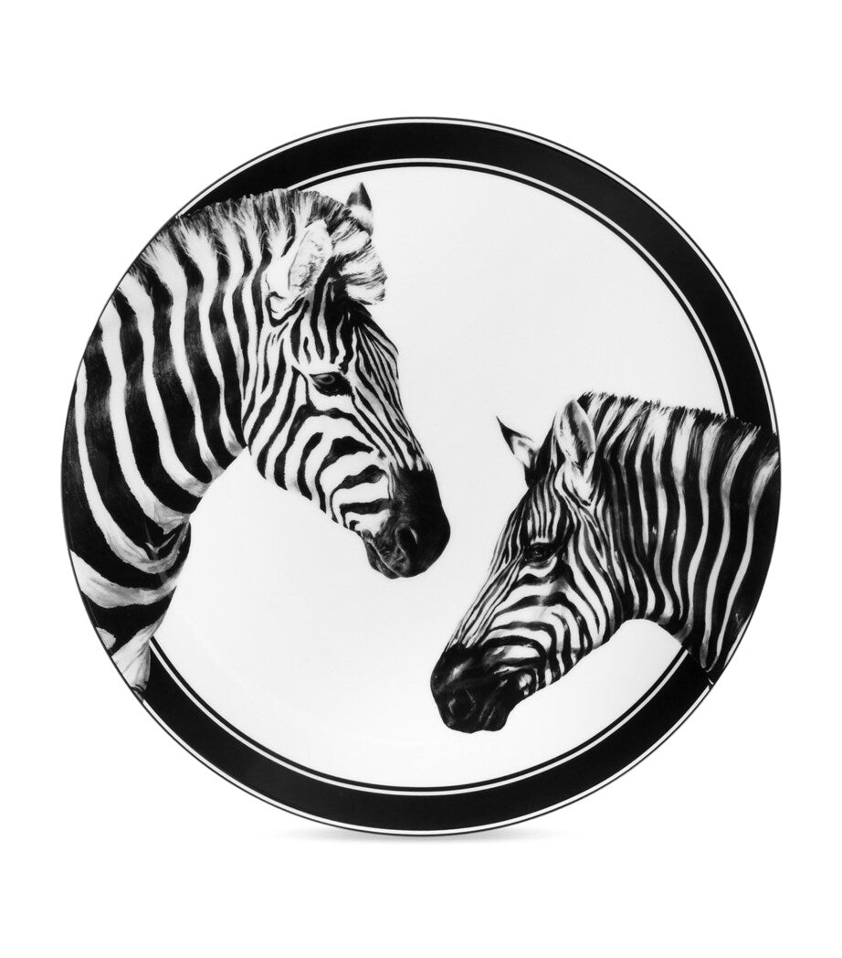 Dolce & Gabbana Casa Porcelain Zebra Charger Plate (31cm)