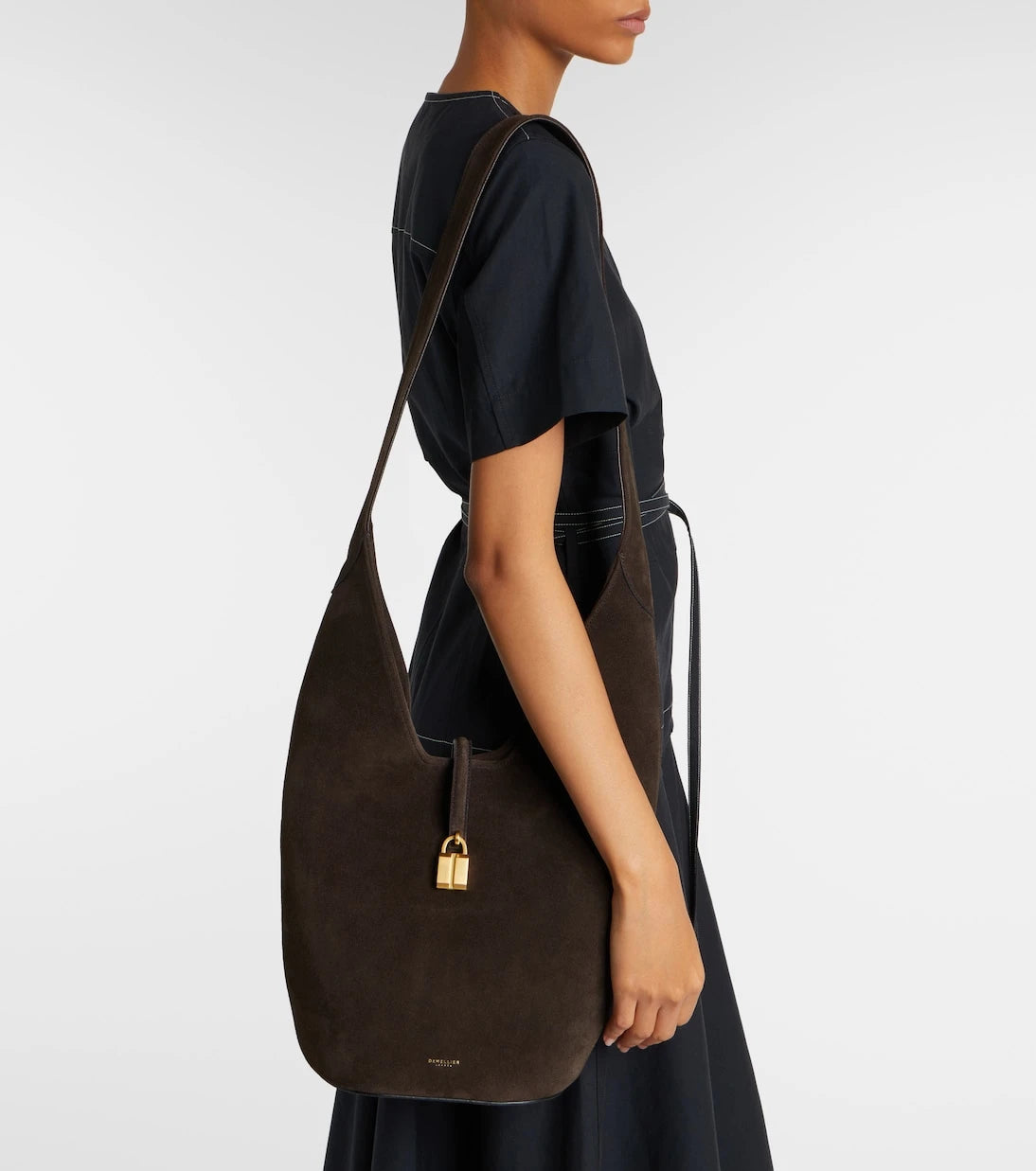 DeMellier - Siena Medium suede shoulder bag