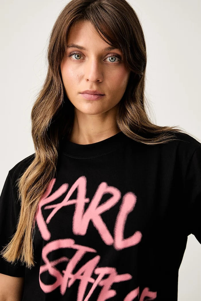 Karl Lagerfeld Jeans тениска дамска от памук