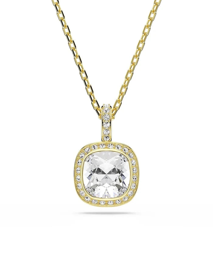 Swarovski kadın kolye uçlu altın kaplama model Swarovski UNA kristalli