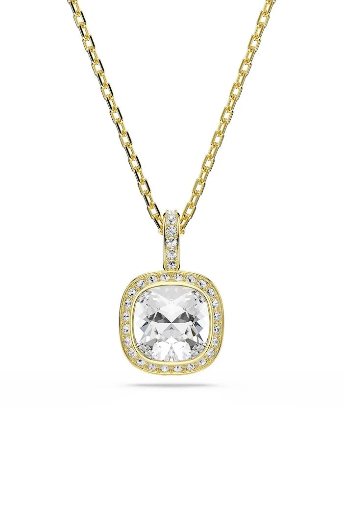 Swarovski kadın kolye uçlu altın kaplama model Swarovski UNA kristalli