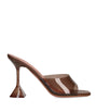 Brown Lupita Glass Mules 95