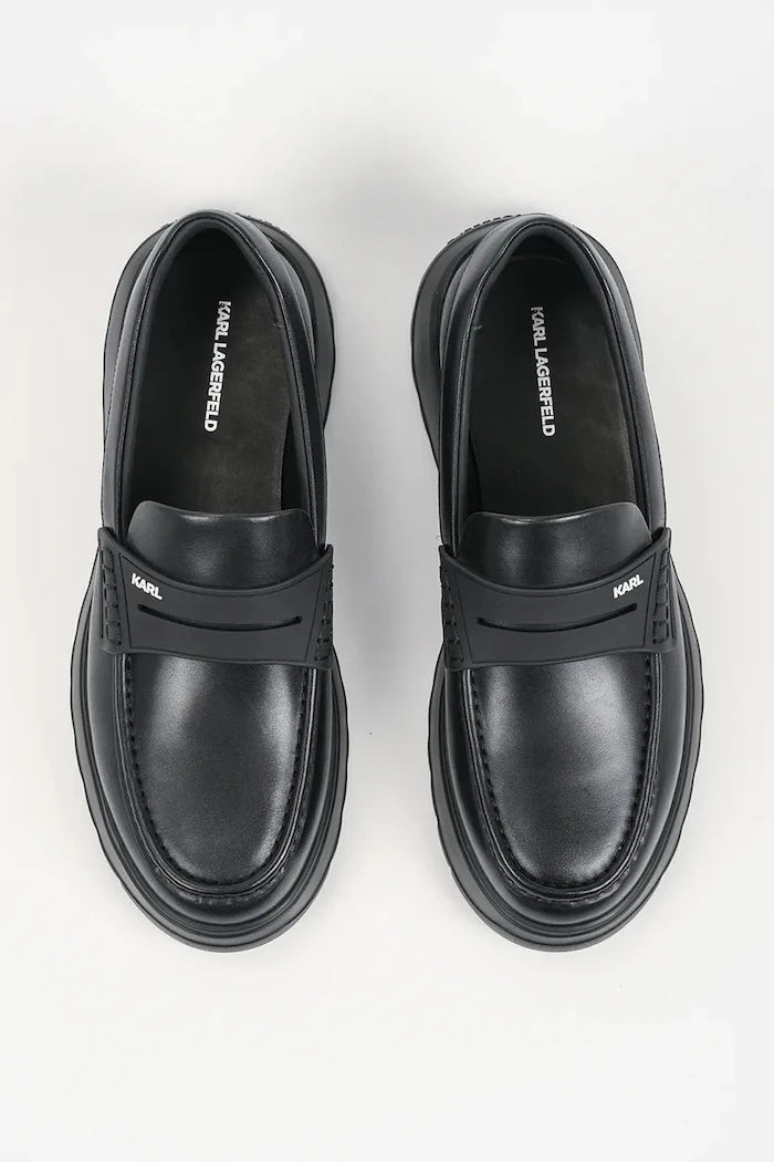 Кожени мокасини Karl Lagerfeld MAGNUS