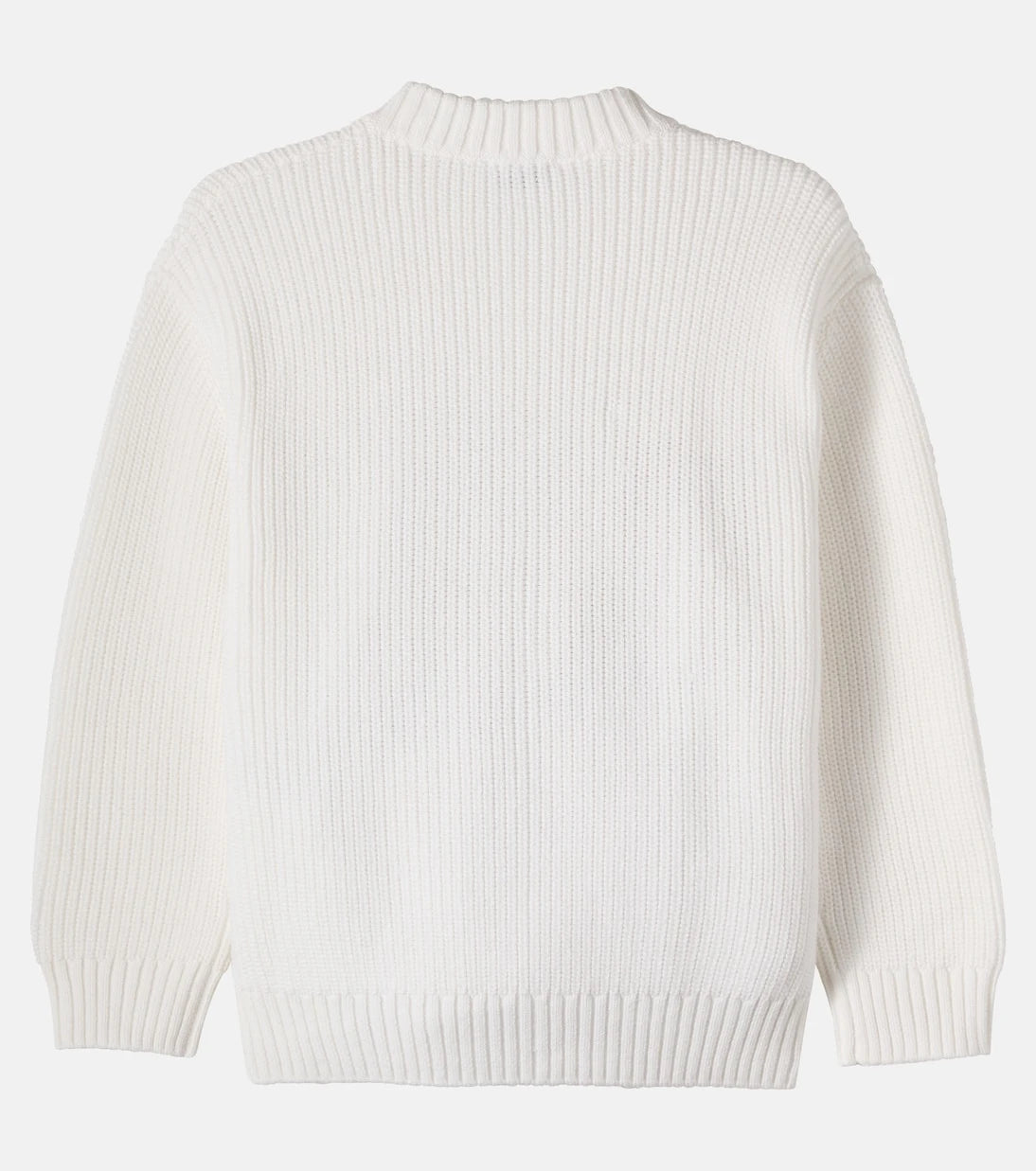 Il Gufo - Ribbed cotton zip-up sweater
