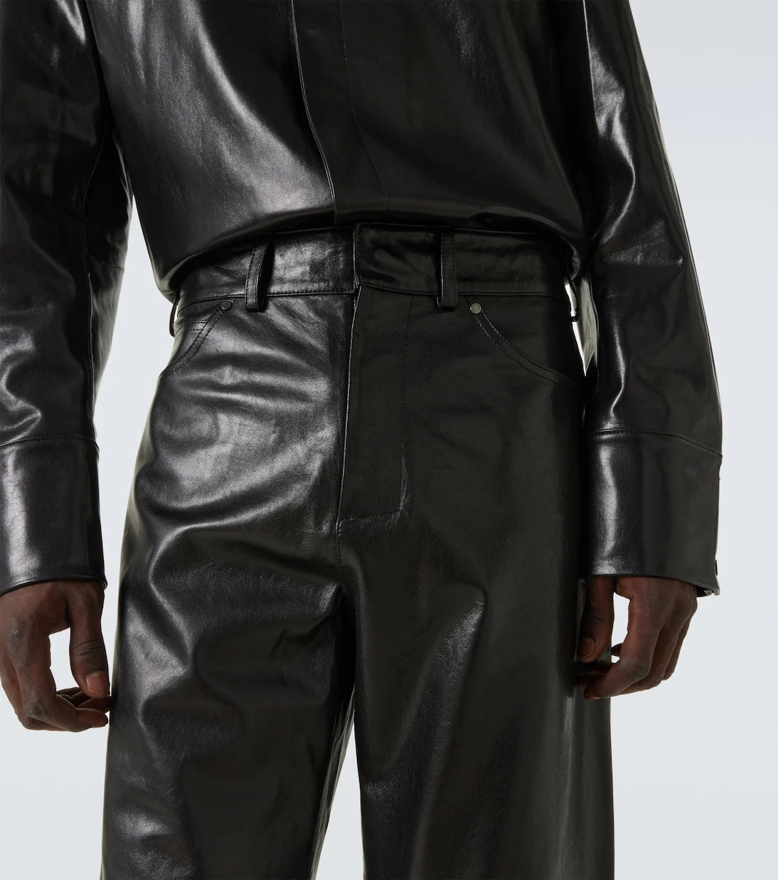 Entire Studios - Leather straight pants