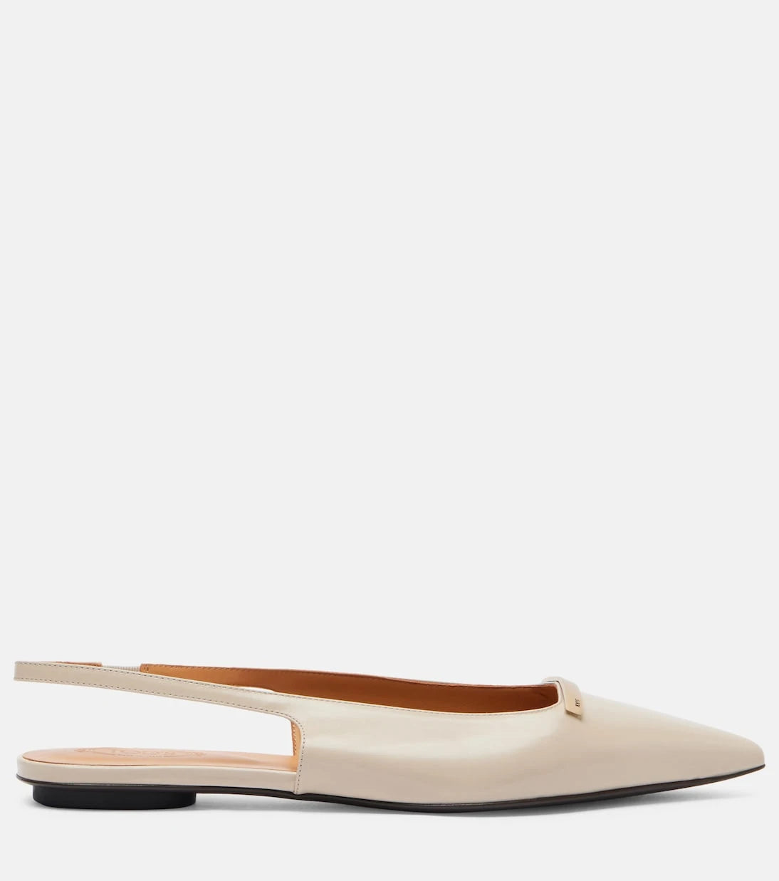 Tod's - Leather slingback flats