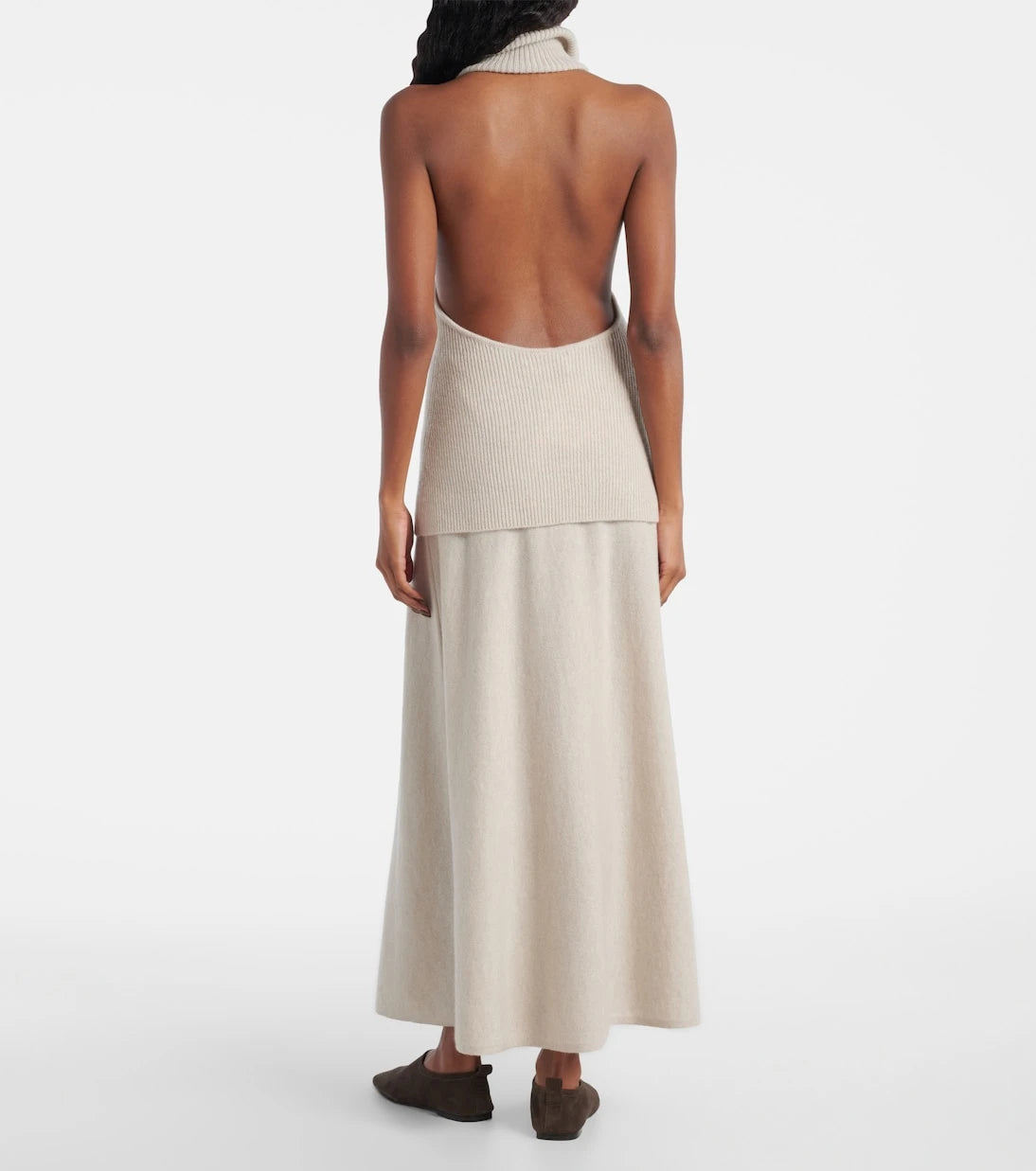 Lisa Yang - Maddie open-back cashmere top