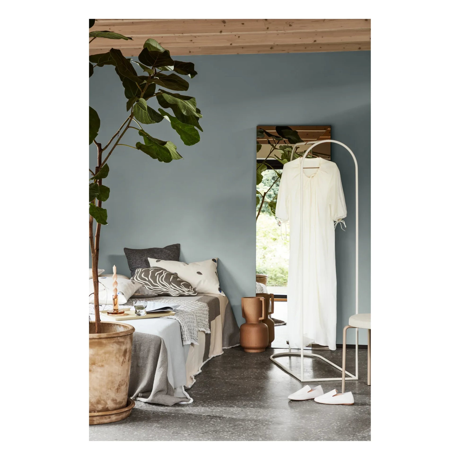 Broste Copenhagen - Archie Metal Coat Rack | White