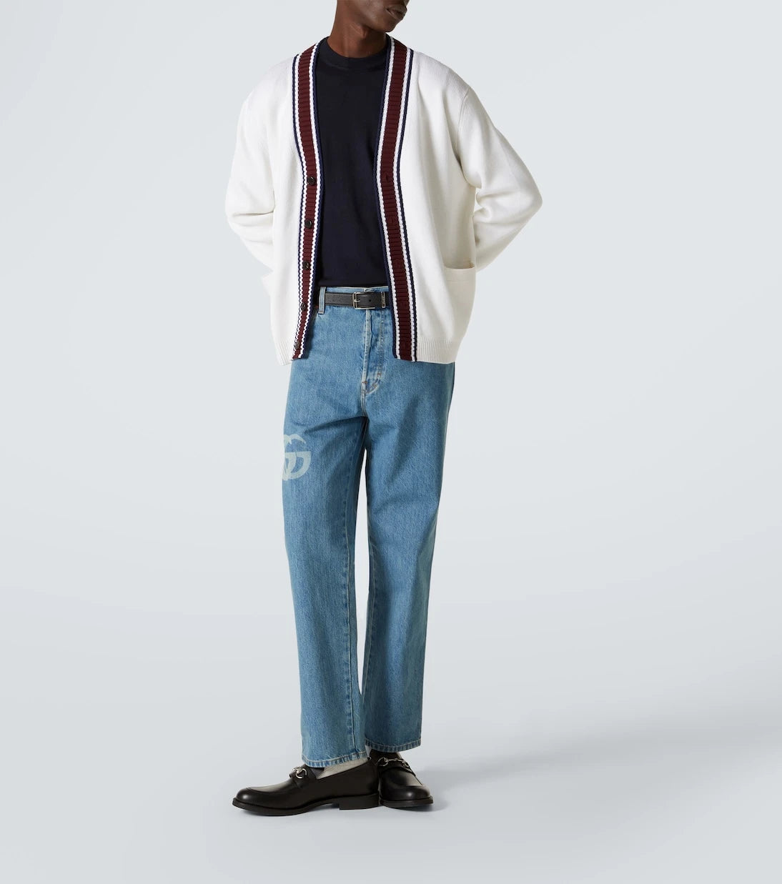 Gucci - Web wool sweater