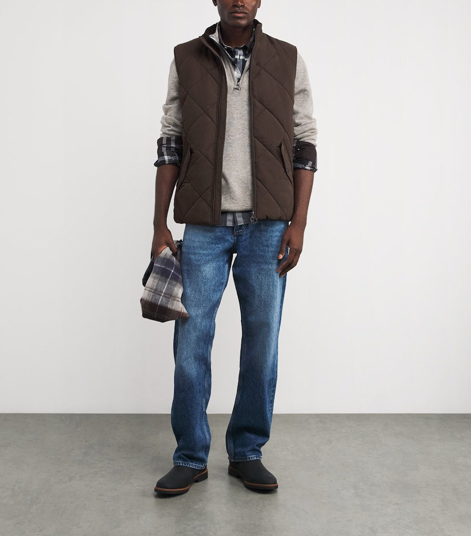 Barbour Black Quilted City Chelsea Gilet