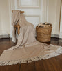 Araminta Campbell Large Alpaca-Blend Woodland Throw (150cm x 300cm)