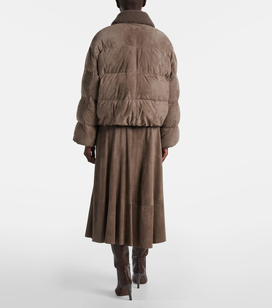 Brunello Cucinelli - Suede down jacket