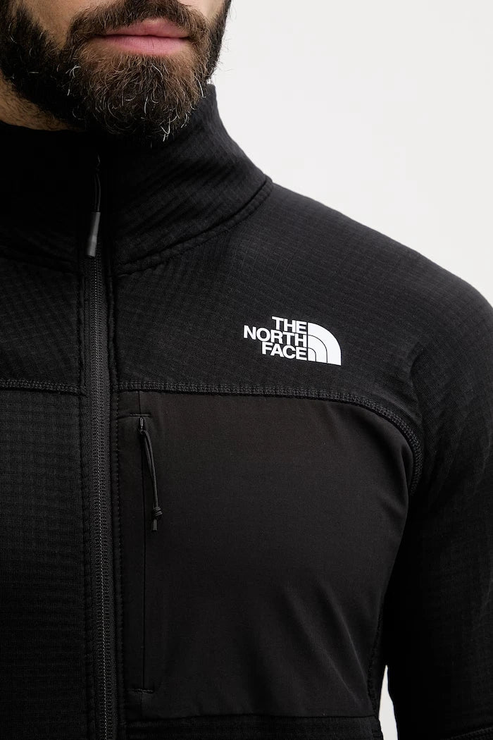 The North Face суичър с цип мъжки Powergrid stormgap