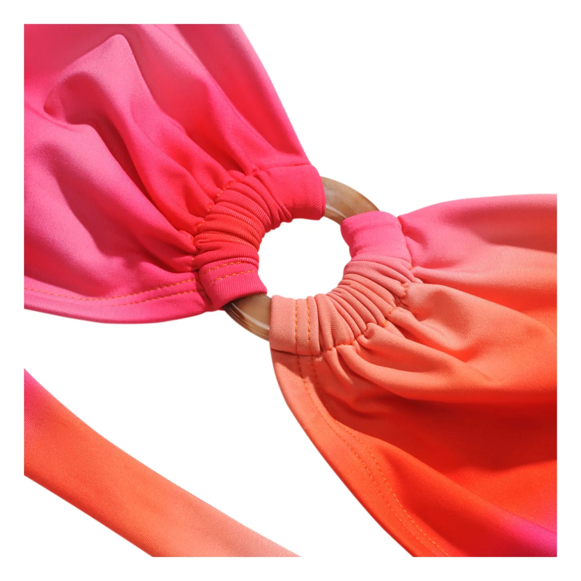 Icone - Bandeau Swimsuit Top Amber | Fuchsia