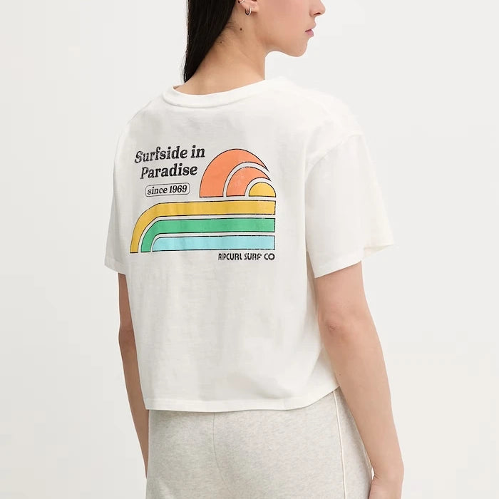 Rip Curl тениска дамска от памук SURF SIDE