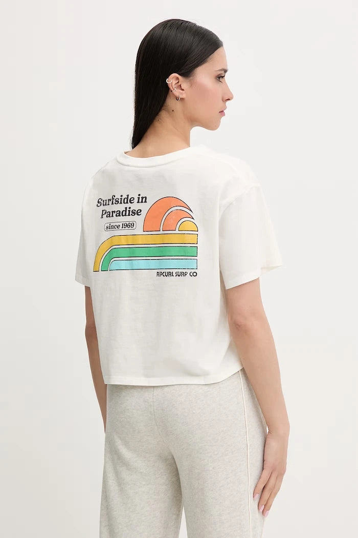 Rip Curl тениска дамска от памук SURF SIDE