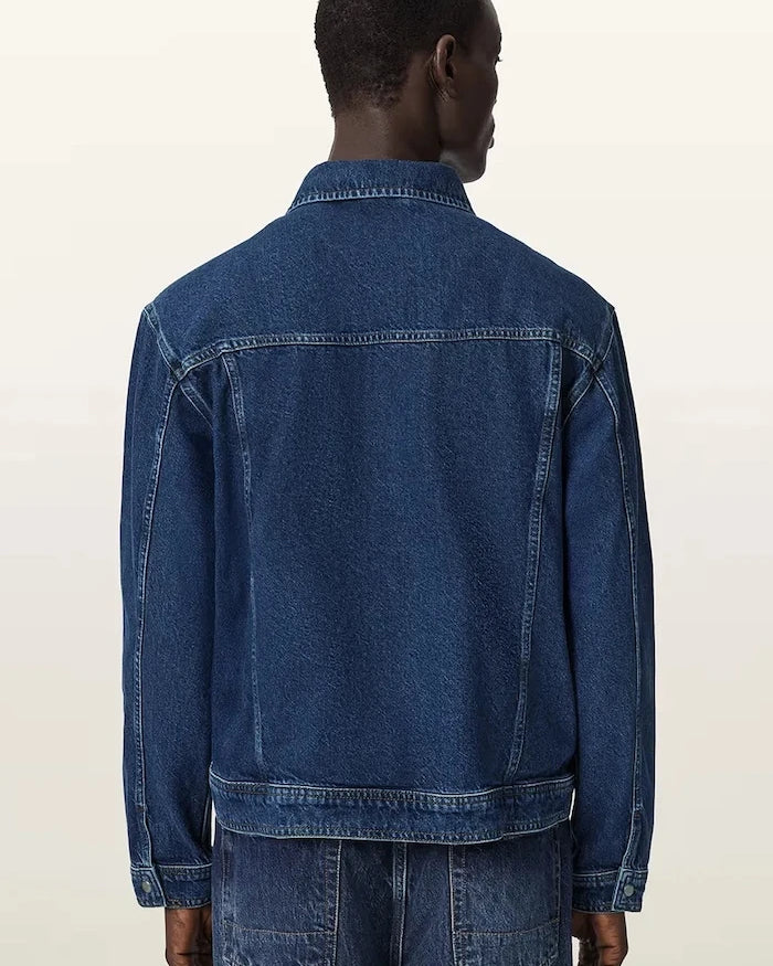 AllSaints erkek denim ceket CAST