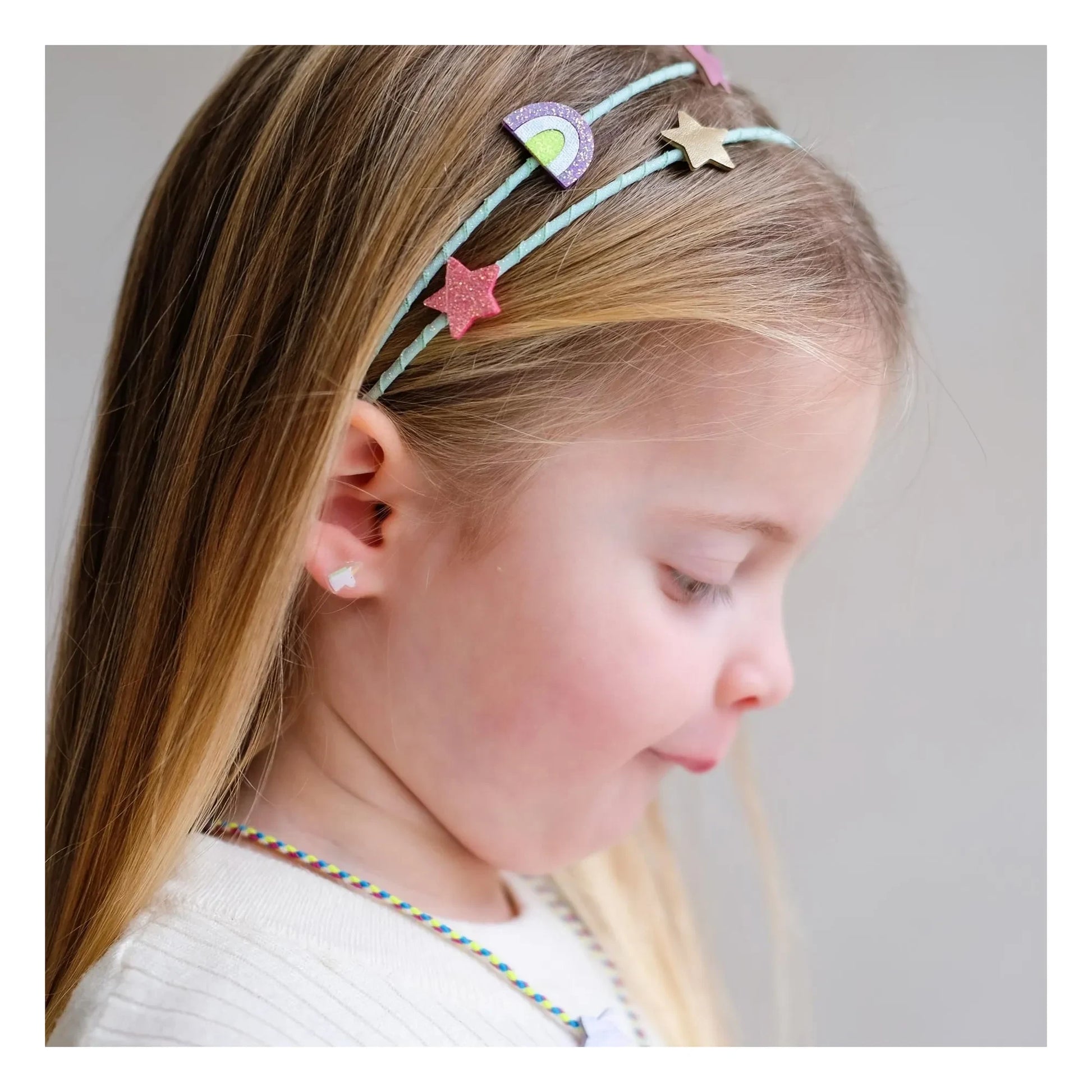 Mimi & Lula - Unicorn self-adhesive earrings | Lilac
