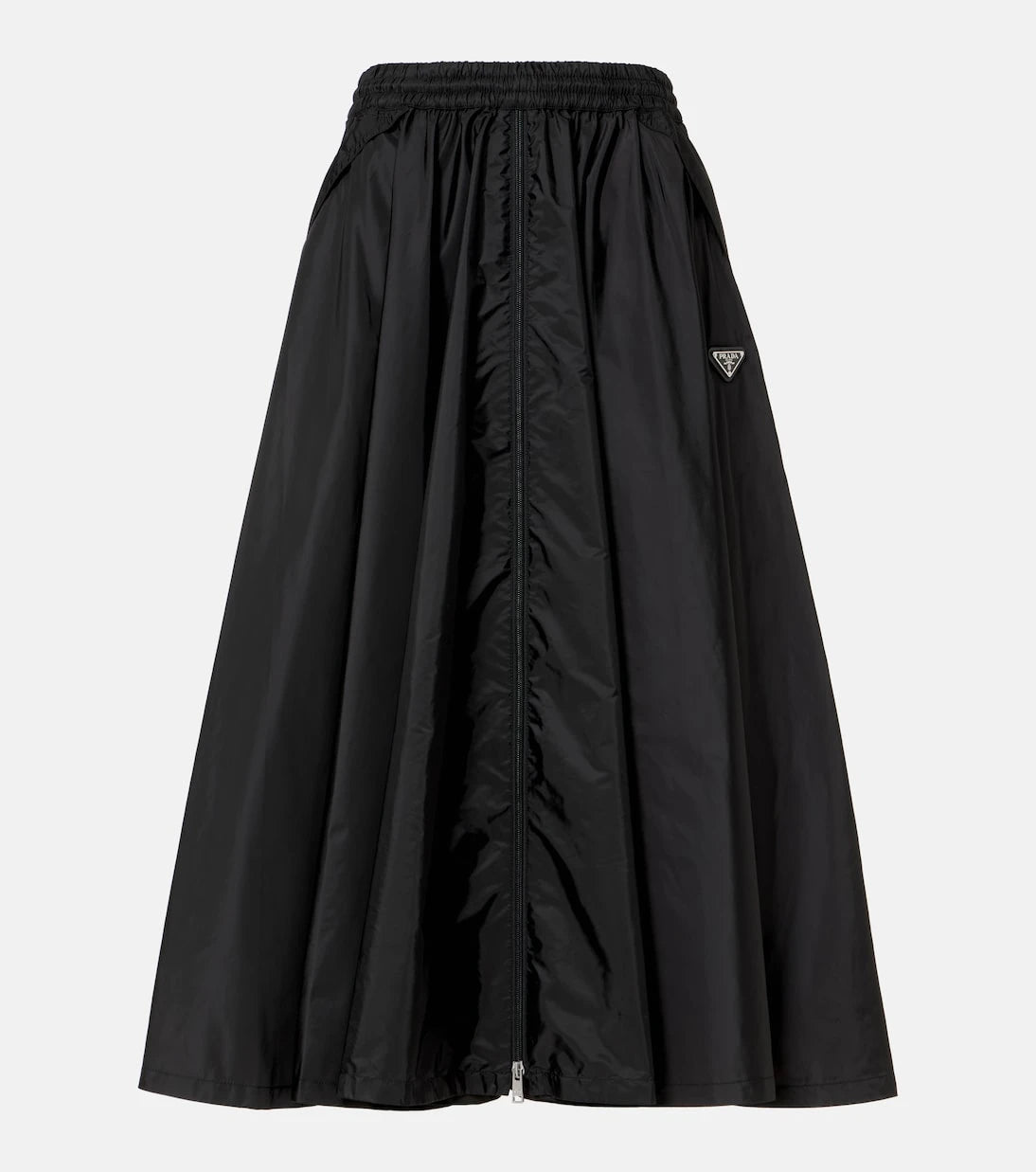 Prada - Logo Re-Nylon midi skirt