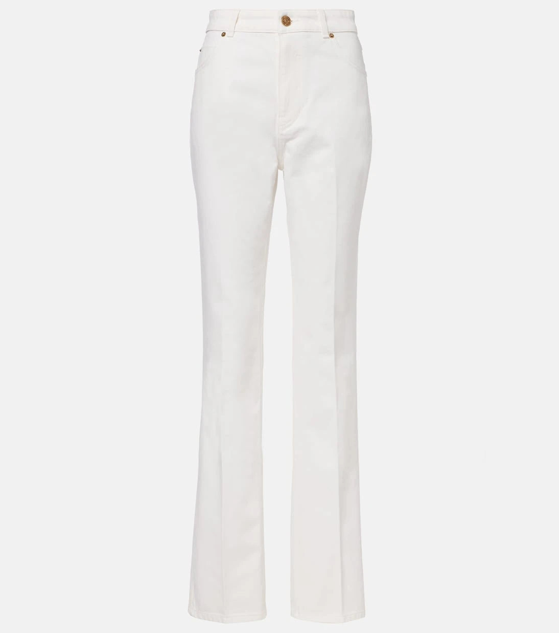 Balmain - High-rise straight jeans