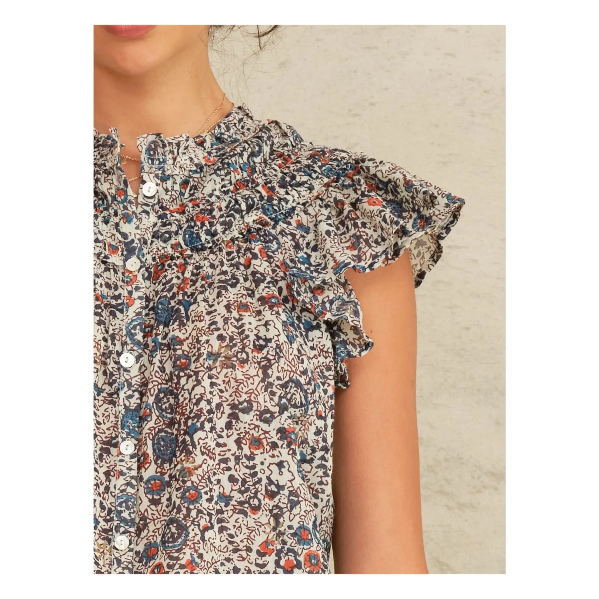 M.A.B.E. - Cass blouse | Indigo