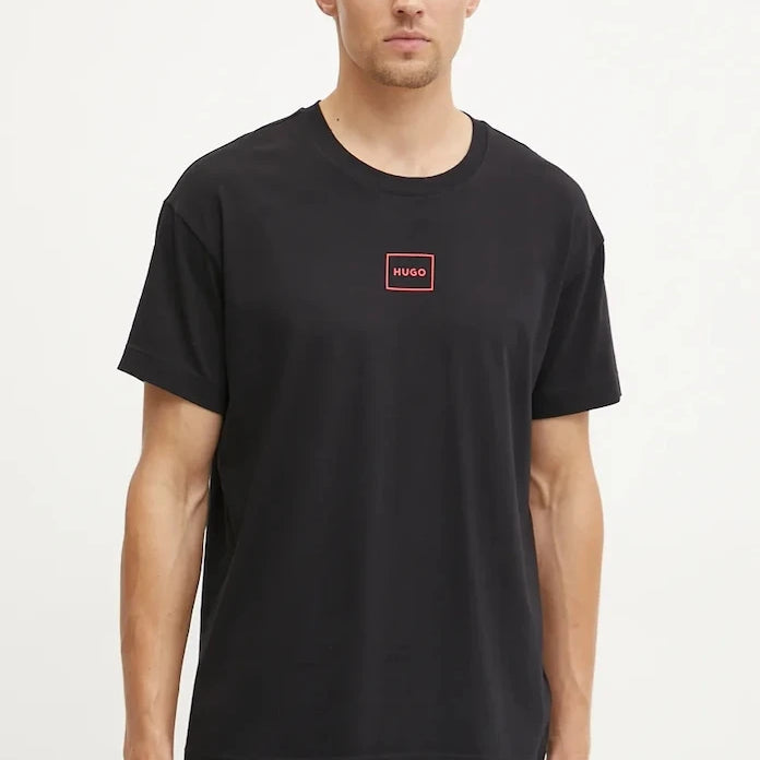 HUGO erkek pamuklu ev tişörtü Laze T-Shirt