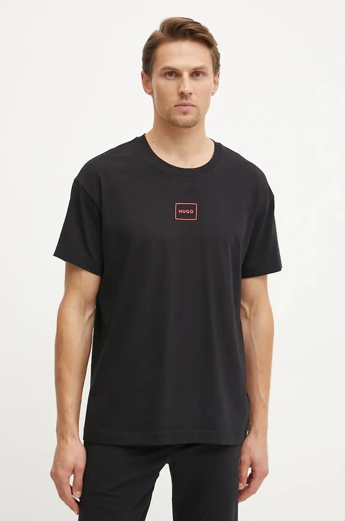 HUGO erkek pamuklu ev tişörtü Laze T-Shirt