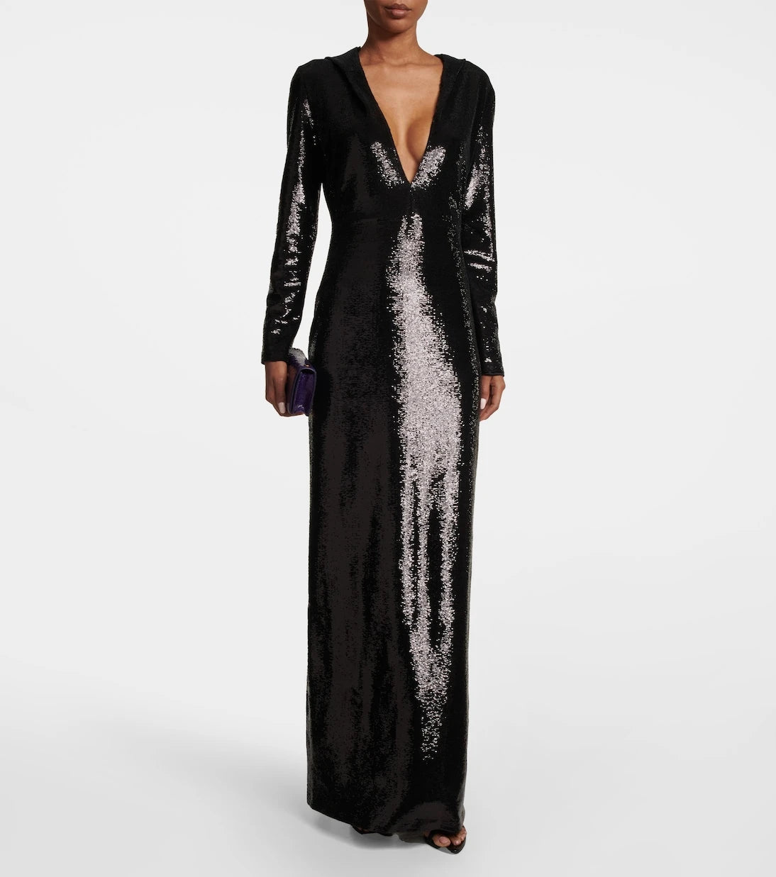 Tom Ford - Sequin-embellished hooded gown