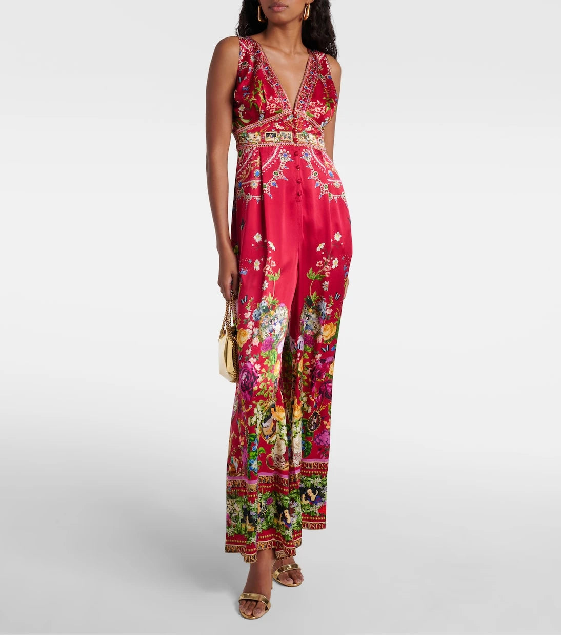 Camilla - Printed silk jumpsuit