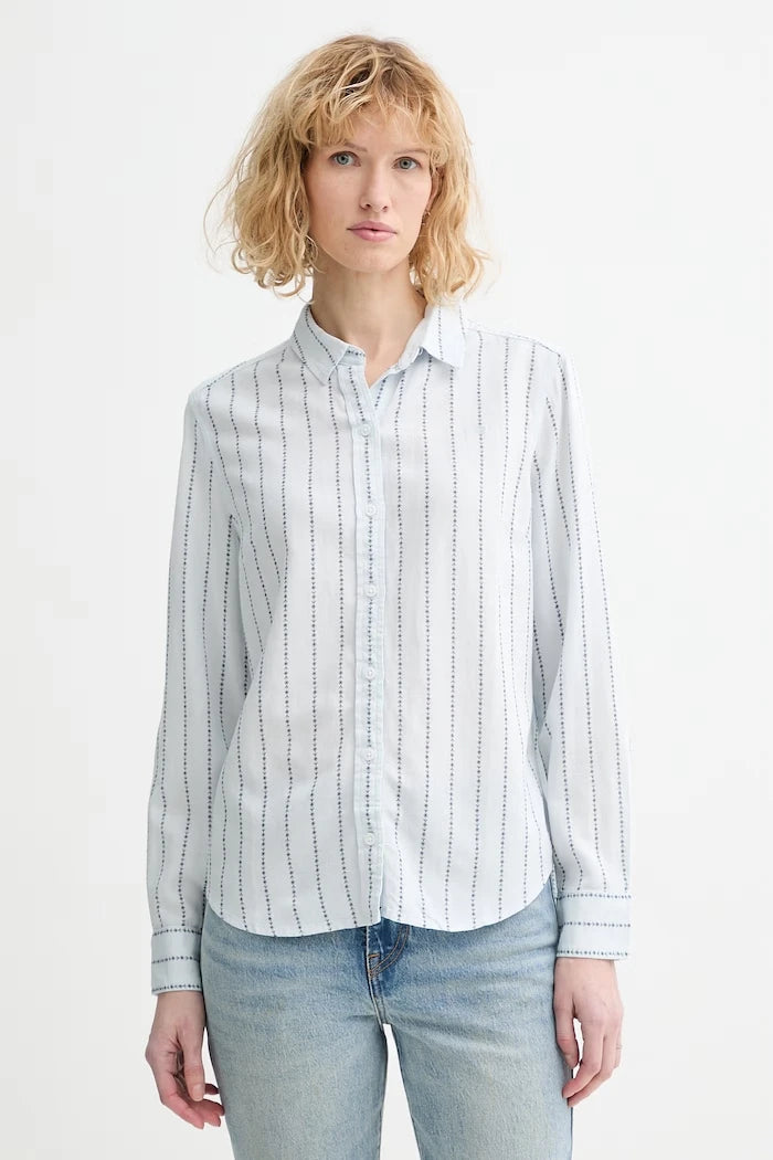 Риза с лен Levi's NEW CLASSIC FIT BW