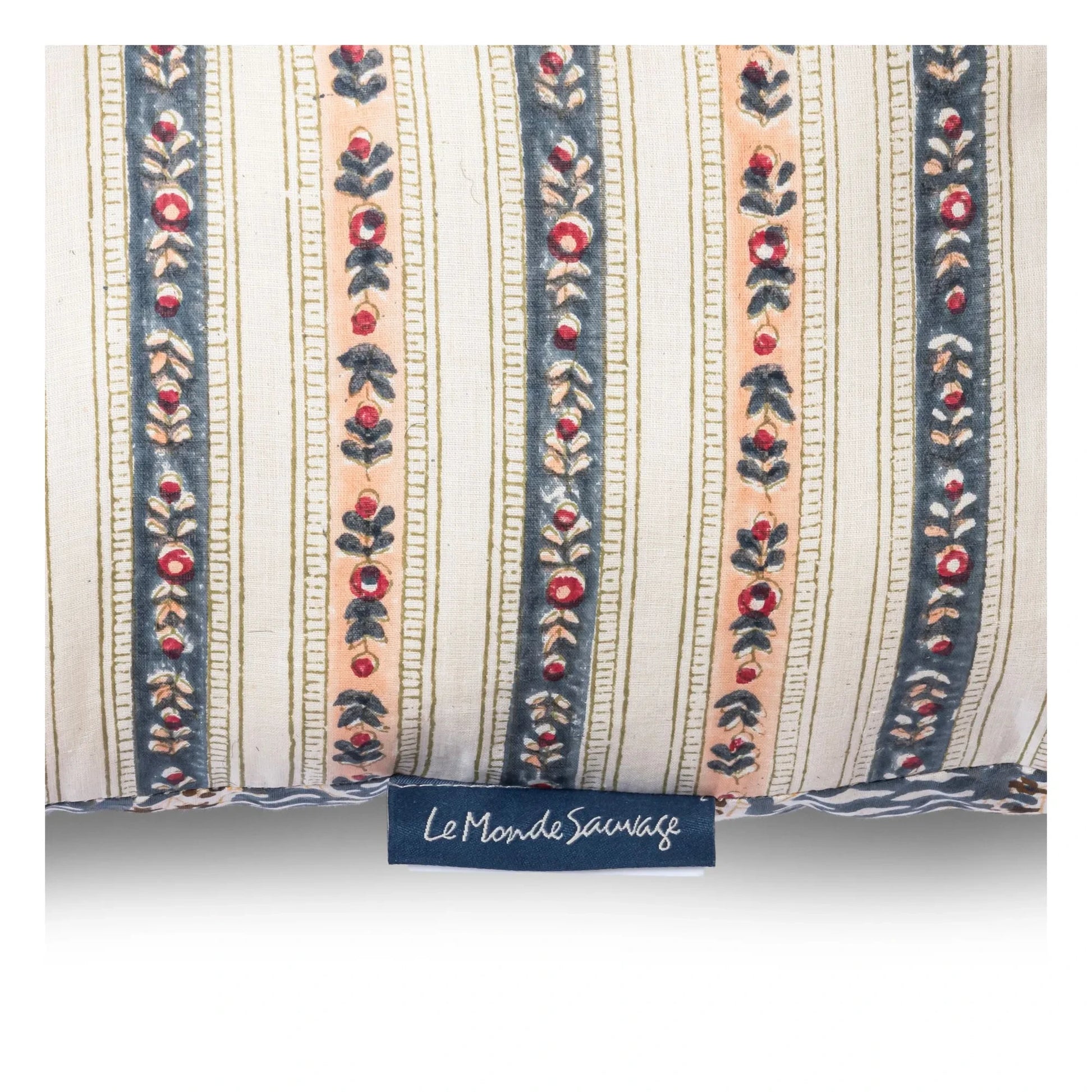 Le Monde Sauvage - Boréal London cushion | Blue