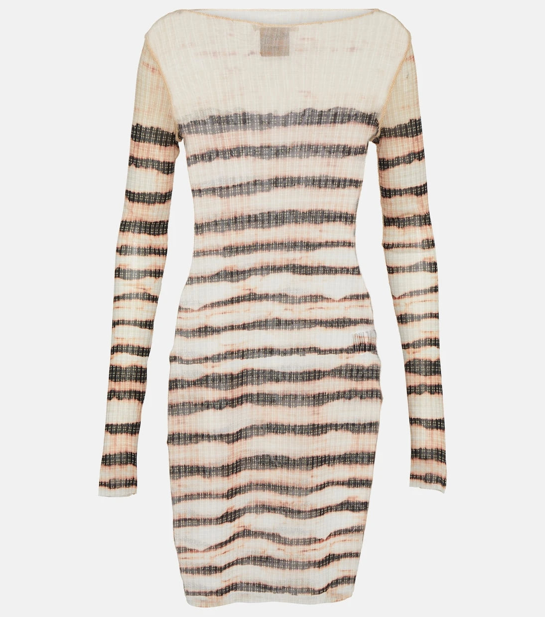 Jean Paul Gaultier - x KNWLS striped minidress