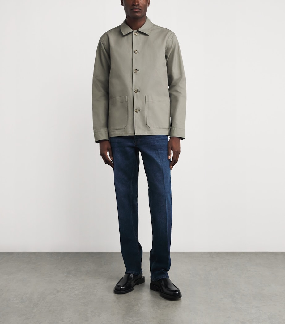 Green Cotton Overshirt