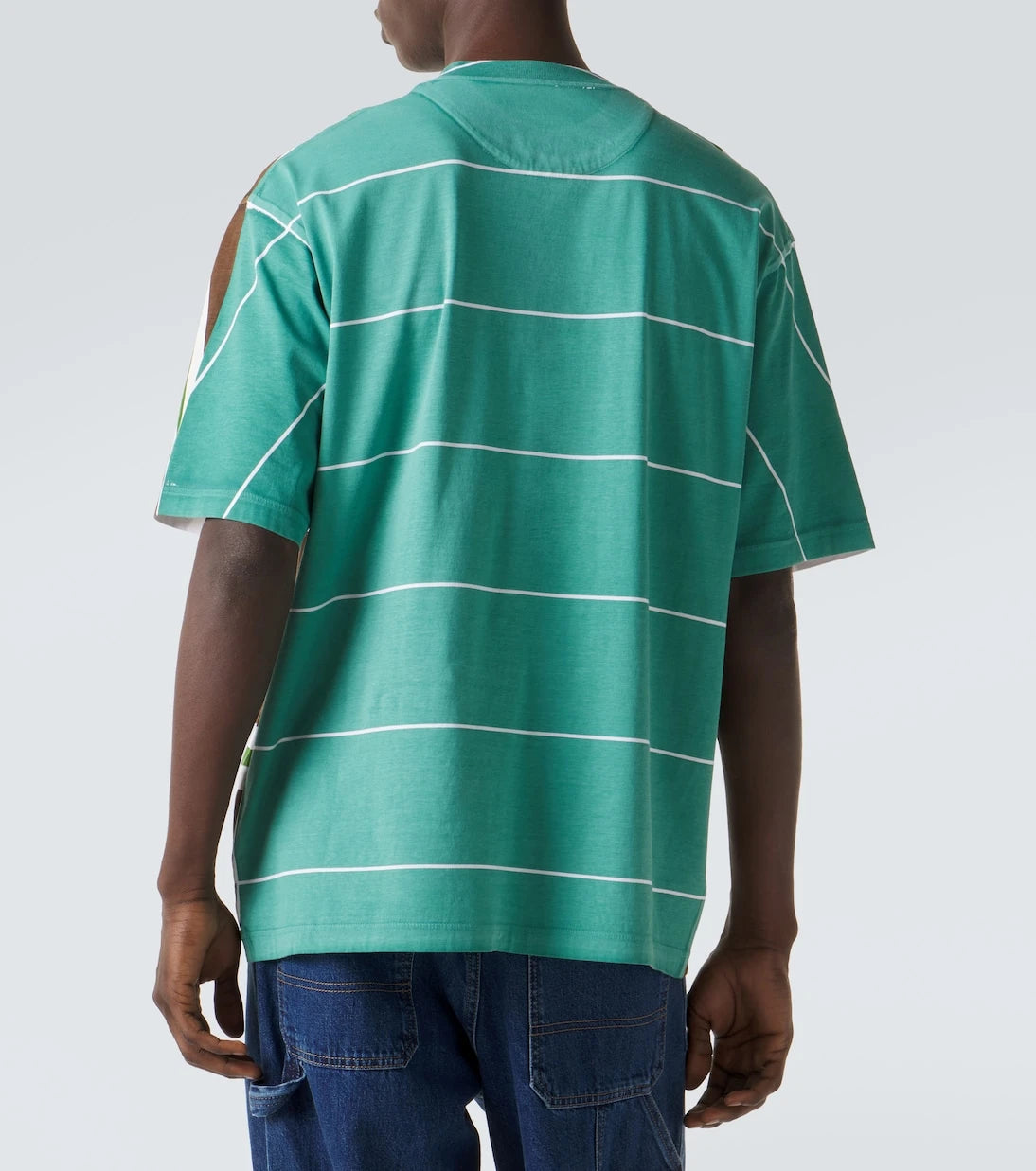 Prada - Striped cotton jersey T-shirt