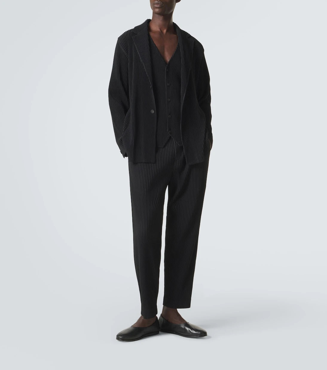 Homme Plissé Issey Miyake - Basics pleated blazer