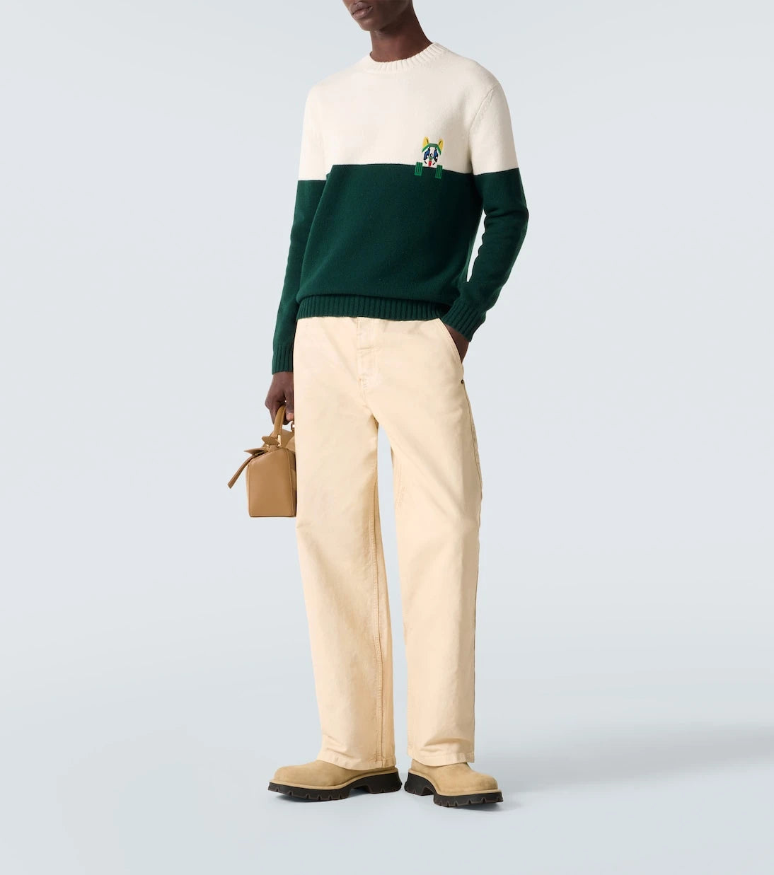 لويفي - بنطال قطني بقصة مستقيمة
