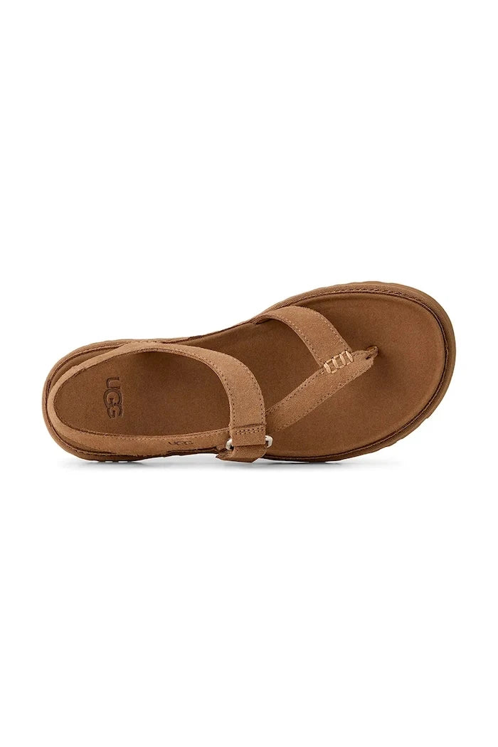 UGG W Goldengaze Toe Post Süet Sandaletler